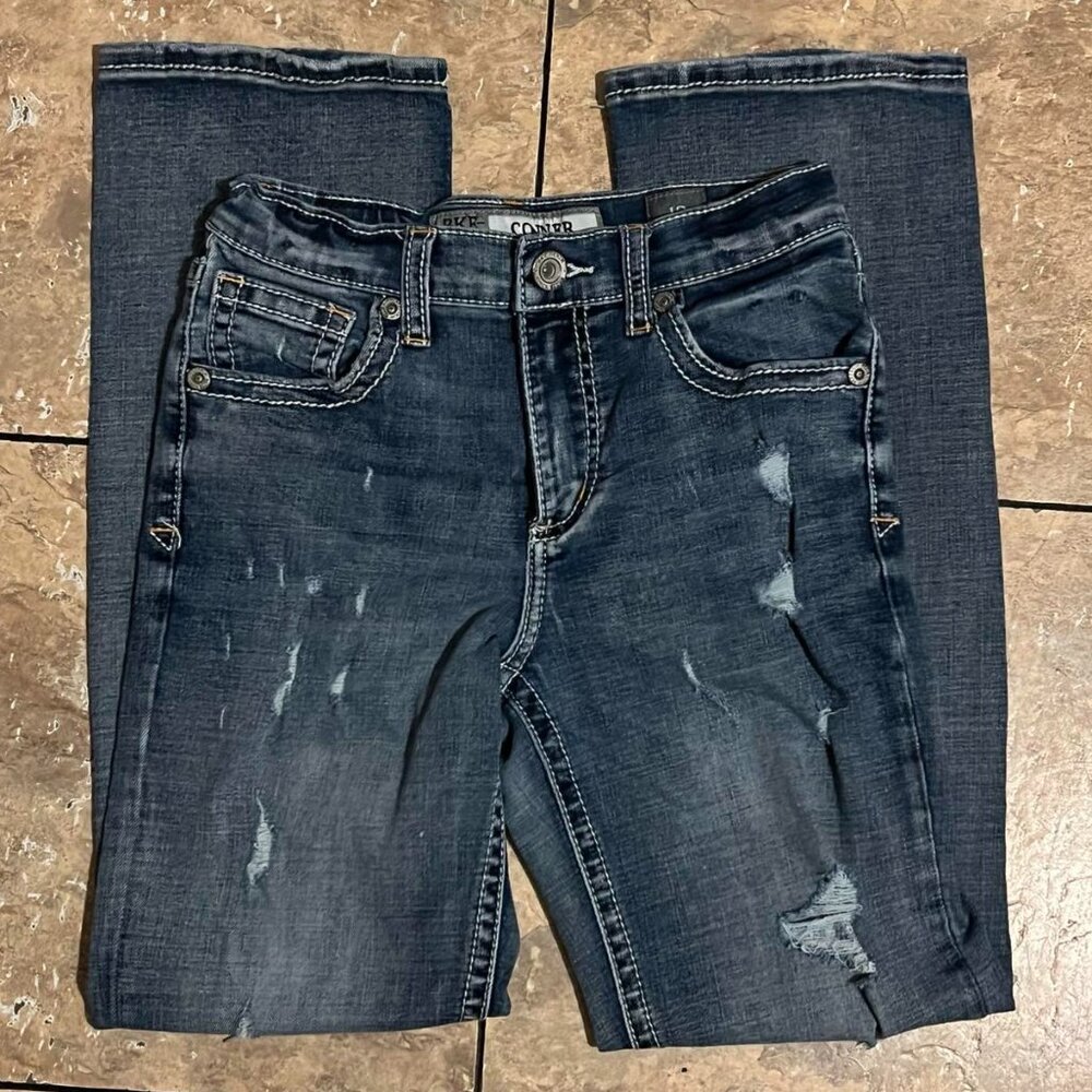 BKE jeans CONNER size 12 Straight Leg Distressed